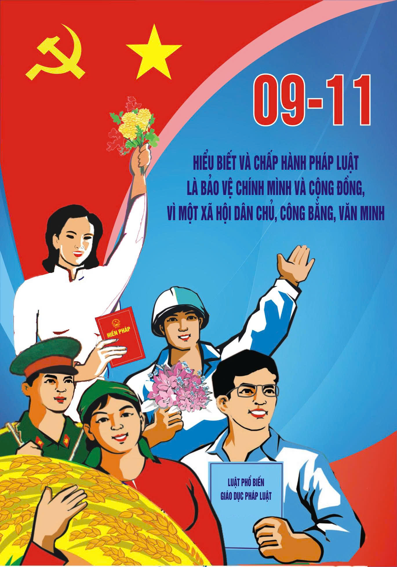 BÀI TUYÊN TRUYỀN NGÀY PHÁP LUẬT VIỆT NAM NGÀY 09/11